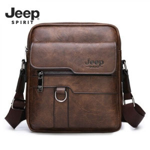 JEEP SPIRIT กระเป๋าแมสเซ็นเจอร์สะพายไหล่กระเป๋าหนังของผู้ชายกันน้ำผู้ชายธุรกิจฝากขาย