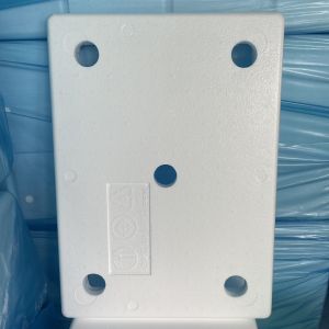 กล่องโฟมปลูกผักสลัดและผักสวนครัว แพ็ค 4 กล่อง พร้อมเจาะรู+ถ้วยปลูกสีขาว+ถุงคลุมกล่อง กล่องโฟมเกรดพิเศษเม็ดละเอียด- เกษตรกรรมยั่งยืน