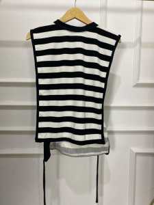 Outer Muslimah Panjang Kekinian Cia Outher Knit Salur M L XL XXL Vest Remaja Korean Syle Rompi Ootd Hijab Casual Terbaru Viral