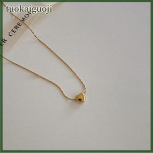 tuokaiguoji Tối giản xương đòn dây chuyền cho phụ nữ Tiny tim tình yêu dây chuyền trang sức thời trang xinh xắn