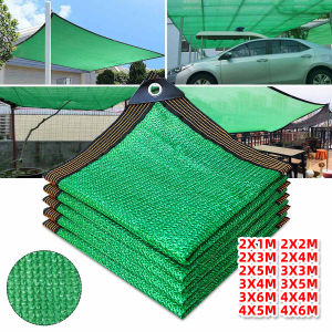 80% Sun Shades กลางแจ้งตาข่ายม่านบังแดด Sail Shade Canopy กันสาดผ้าโพลีคาร์บอเนตหลังคาผ้าคลุมรถ Garden UV กันแดด