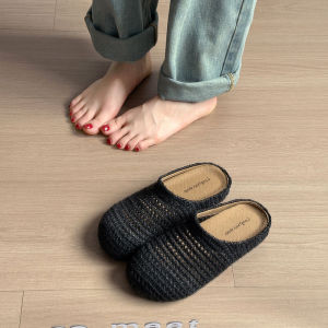 Free Shipping Niche Fashion Hollow-Out Breathable Slip-On Sandals For Women Perfect For Summer Wear Featuring A Roman-Style Design And Thick Soles