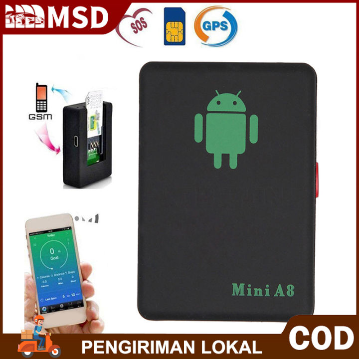 Mini GPS Tracker A8 Alat Alat Sadap Suara Pencari Lokasi Posisi Dan ...