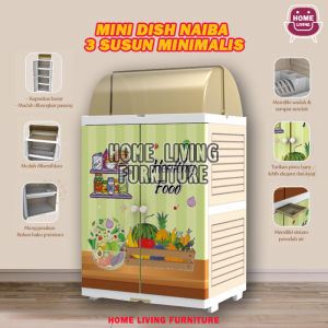 Rak Piring Plastik 2 Susun Naiba 4002  Baru LEMARI PIRING RAK PIRING MINIMALIS