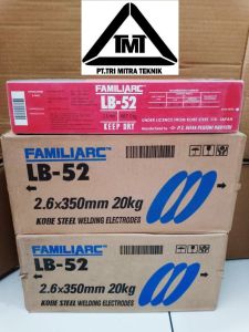 KOBELCO LB52 AWS 7016 26mm KAWAT LAS LB52 KOBESTEEL 26 X 350mm READY STOCK BISA COD