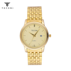 Teconi Jam Tangan Pria Kuarsa Fashion Stainless Steel P006 - Anti Air Free Bubble Free Box