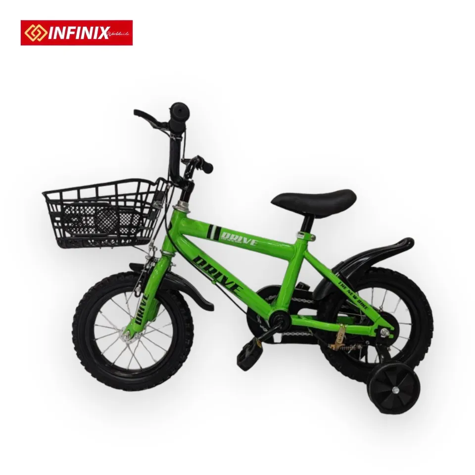 Bicycle BMX 12 Drive Kids Bike With Basket Mudguard and Training