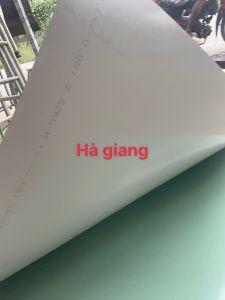 (Khổ cao 1m - dài 1m2   dày 4dem ) Tôn thiếc xanh lợp mái nhà chống dột nước mưa.