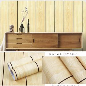 45CM*10M PVC Self-adhesive Wood Grain Floor Contact Paper CoveringPVC Removable Decorative Film Wallpaper Furniture doors wardrobe renovation