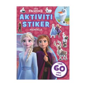 Frozen 2 Disney Buku Aktiviti Stiker Arendelle Dengan 60 Stiker Untuk Kanak Kanak Bersama Elsa Anna & Olaf (BM)