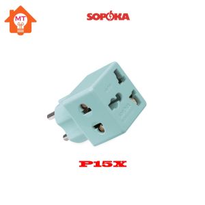 <SOPOKA> Đầu nối chia điện đa năng 3 cửa P11 P12 2 cửa P15 P15X  SOPOKA  chịu tải 2200W