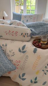 FineLivin KING Fitted Bedsheet QuiltCover (Sold Separately) 100% Pure Cotton - Mix