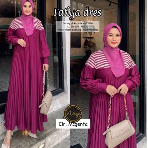 Maxy kasual Fatiya/dress jumbo LD 110/dress santai model terkini 2024/Home dress viral/dress rumahan terkini