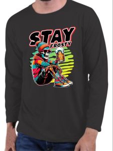 T-shirt Distro Baju Distro Pria Keren Sablon Stay depan belakang/ Kaos Distro Pria lengan panjang / Baju Cowok Keren / Kaos Distro / Baju Kaos Distro / Kaos Pria Distro / Kaos Polos Distro / Baju Kaos Distro Murah