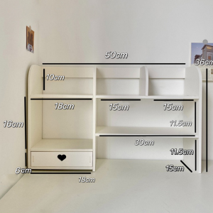 ส่งจากไทย ลมสองชั้นสูง ชั้นวางเดสก์ท็อป ชั้นวางโต๊ะนักเรียน หอพัก สำนักงาน เครื่องสำอาง เครื่องเขียน ชั้นวางของบนโต๊ะ อุปกรณ์จัดเก็บ ลิ้นชักเก็บของ อเนกประสงค์