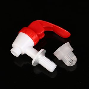 WENKEN Tay cầm dạng đòn bẩy Vòi rót đồ uống Nhựa Đỏ Vòi nước bình đựng nước Quà tặng Bộ lọc có thể tháo rời. Vòi nước thay thế Hũ lên men