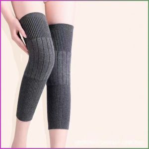 ✨IN STOCK✨Extended Warm Cashmere Knee Pads Winter Warm Leg Sleeves Knee Joint Warmer Heat Preserved Leg Cover