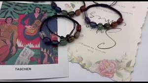 Gửi hàng từ Trung Quốc [2025] Sản phẩm cao cấp mới từ thương mại nước ngoài châu Âu và Mỹ trên pu Vòng tay da dệt cho nam và nữ vòng tay da cặp đôi trang sức 042