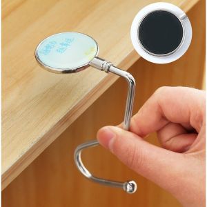 [HCM] Giá Đỡ Móc Treo Túi Xách Gắn Dưới Bàn Tiện Dụng -Hesede