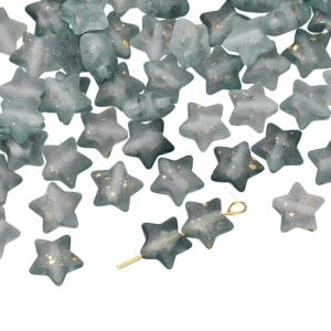 Màu gradient lấp lánh Acrylic hình ngôi sao hạt crafting Vật liệu cho vòng đeo tay điện thoại chuỗi phụ kiện