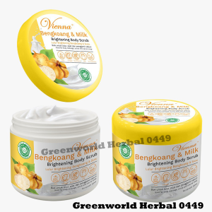 Vienna Body Scrub Lulur Pemutih Badan BPOM 250 ml Lulur Mandi Lulur Badan Body Care