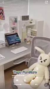 [Furni Home] Kệ máy tính laptop kệ kê màn hình để bàn 2 tầng - Chất liệu gỗ MDF phủ Melamine