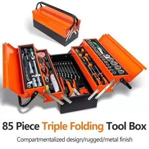 【217PCS】Unicorn Toolbox Large Tool Box Set Heavy Duty Spanar Set Total Tool Drawer SetCraft Hand Tools In Aluminium Trolley Case Tool Box Set