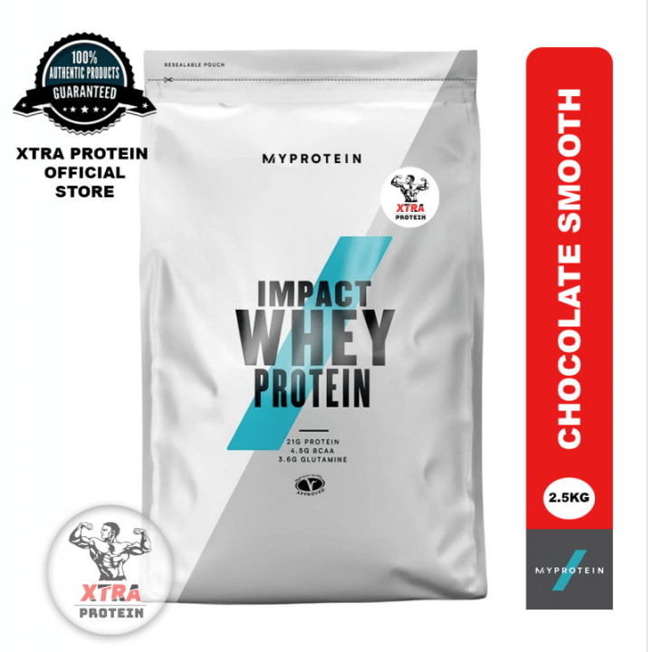 MyProtein Impact Whey Protein Chocolate Smooth (2.5kg) 100 Servings EXP ...