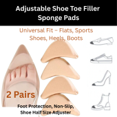 [SG STOCK] 7 Types Women’s Shoe Insoles – Trimmable High Heel Pads Cowhide & Silicone Forefoot Cushions Toe Filler 3D Thickened Pads Anti-Slip Pain Relief Shoe Size Adjuster