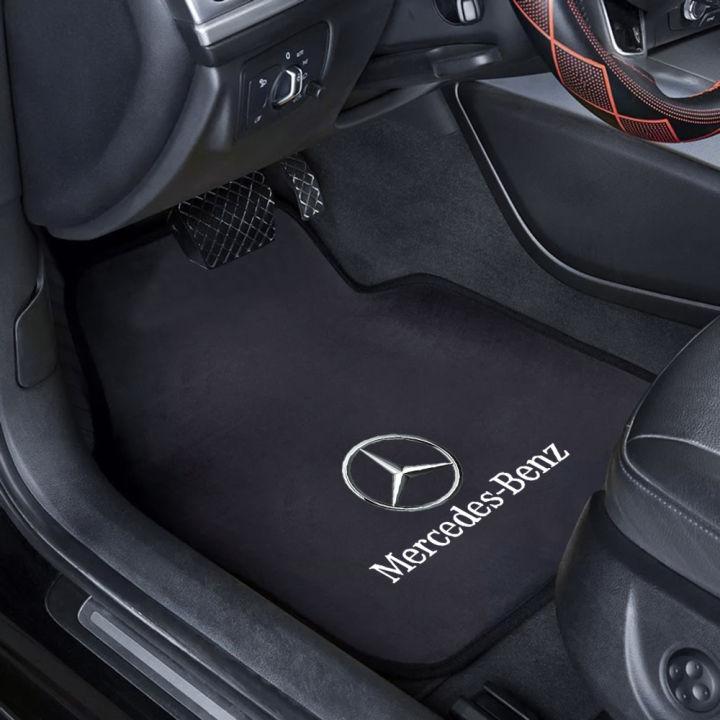 4 Gói Thảm Da Lộn Cho Xe Mercedes-Benz CLS CLA GL R SLK AMG A B C S ...