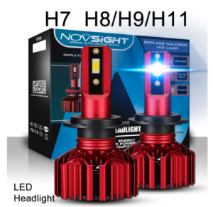 Novsight N11 H11 LED Headlight Bulb 6000K White Super Bright LED Lights for Car High/Low Beam Fog Light 60W 10000LM Plug&Play Ready Stock 2 PCS 1 Year Warranty Free Shipping