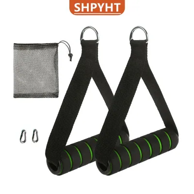 [COD] SHPYHT SPORTS D-Ring Metal Gym Handles Grip Workout Heavy Duty Cable Machine Handle With Hook For Home Resistance Bands Fitness Accessories