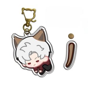 Game Love and Deepspace Xavier Zayne Rafayel Sylus Cosplay Key Chain Acrylic Keyring Figure Pendant Swinging Keychain