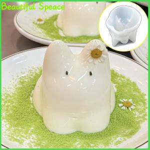 Beautiful Lying Dragon Kitty Milk Pudding Silicone Mold Custard Mold Cute Cartoon Jelly Cake Cake Mold Cake Decoration Baking Bakery Tool