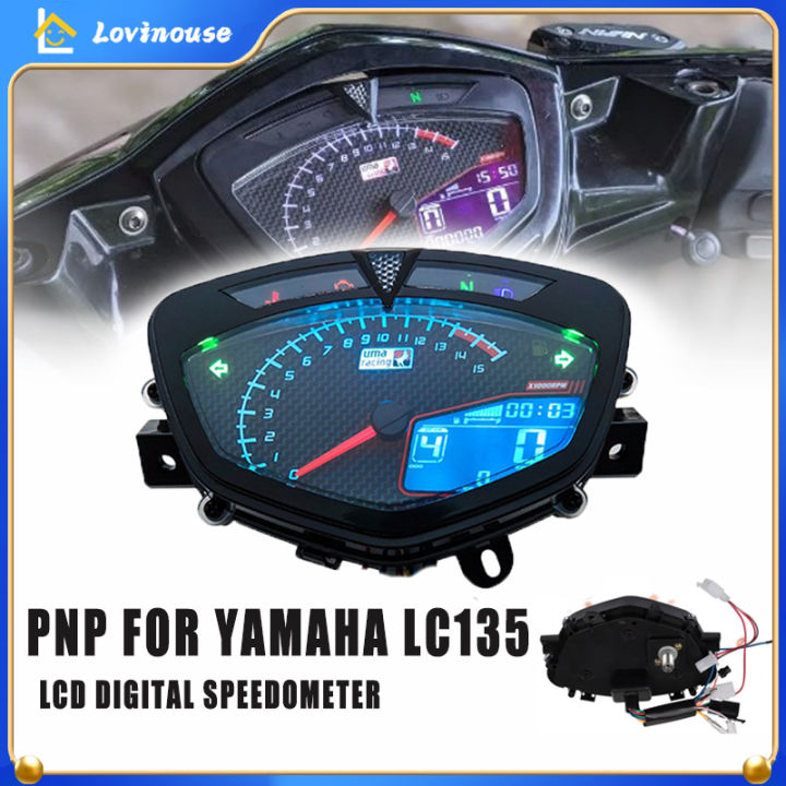 100 Ori/New Speedometer Odometer Digital Meter 7 Warna PNP for Yamaha