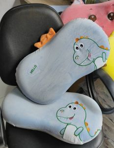 ( Mẫu Mới ) Gối Cao Su Non Nỉ Hình Ngộ Nghĩnh Cho Bé KT 30x50cm Gối Cao Su Đàn Hồi Tránh Mỏi Vai Gáy Giúp Trẻ Ngủ Sâu Giấc