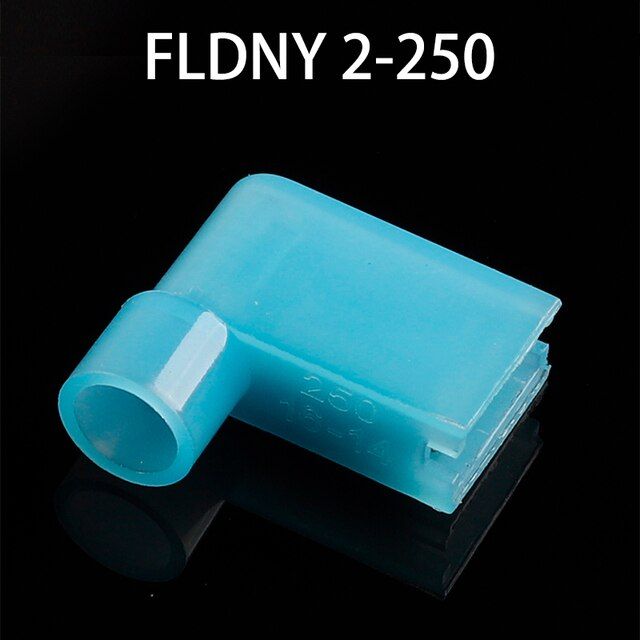 Fully Insulated Female 6.3mm Crimp Flag Spade Wire Connector Quick