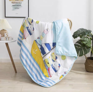 Top Quality Kids COMFORTER---Premium Quality Quilt!!SIZE:105*145 cm--Skadi Bedding Washable Soft Cotton BL-003 Lightweight Quilt 105*145 cm