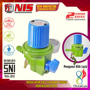 Nis Regulator Gas Klik Lock (N2 HP1KL) - Tekanan Tinggi