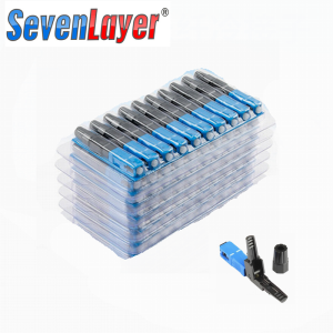 FTTH SC UPC SC APC Optical Fiber Quick connector butterfly SC FTTH Fiber Optic Fast Connector Embedded High Quality SC APC