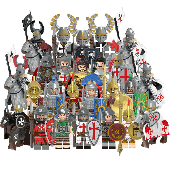 Medieval Knight Building Blocks Toy Teutonic Knights Hospitaller ...