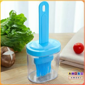 AmoKi Oil Brush Cooking Baking BBQ Silicone Oil Bottle Grilling Tools Brushes Kitchenware