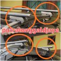 Braket Crossbar Jepit Roof Rail - Cross Bar Footpack Bracket Universal Mobil Atap Roofrail Standar Dan Tanam - Pajero Fortuner Rush Terios Outlander Cortez Almaz Captiva. 