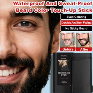 Beard Color Repair Stick Repair Stamp Waterproof Beard Pen 2in1 Dense Hair Coloring Cream Slimming Stick 胡须补色棒