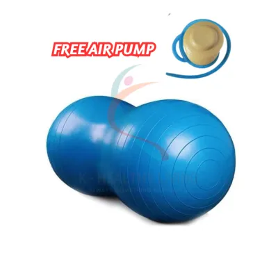 Free Pump Yoga Peanut Ball Anti-Burst Peanut Yoga Ball Fitness Yoga Ball Peanut Capsule Exercise Health Sports Gym 🔥🔥