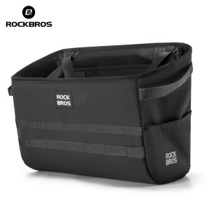 ROCKBROS Folding Bike Front Bag 16L Large Capacity Brompton Bicycle Bag Multifunctional Universal Shoulder Bag Pets Bag