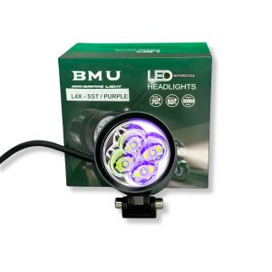 ( Tặng Len Pas ) Đèn Trợ Sáng L4X SST20 BMU - 12V DC Sáng Trắng Gom Chống Nước IP68 - BH 12T