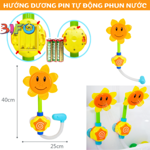 Đồ chơi vòi tắm cho bé hoa hướng dương đồ chơi nhà tắm cua phun bọt xà phòng tắm mát đồ chơi bồn tắm bé thích mê