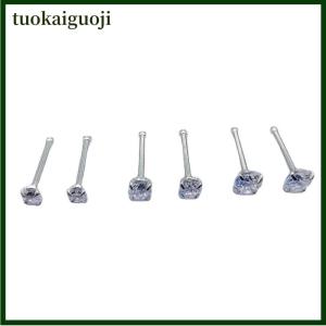 tuokaiguoji 1ชิ้นต่างหูสตั๊ดไทเทเนียม zircon สำหรับผู้หญิงสาวปาร์ตี้ใหม่ของขวัญเครื่องประดับที่ดี