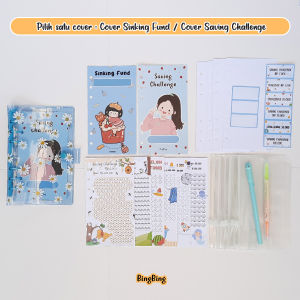 [6 ZIPLOCK] Paket Binder Menabung Daisy / Ring Warna A6 6 Ring (6 Lubang) Daisy Color Ring